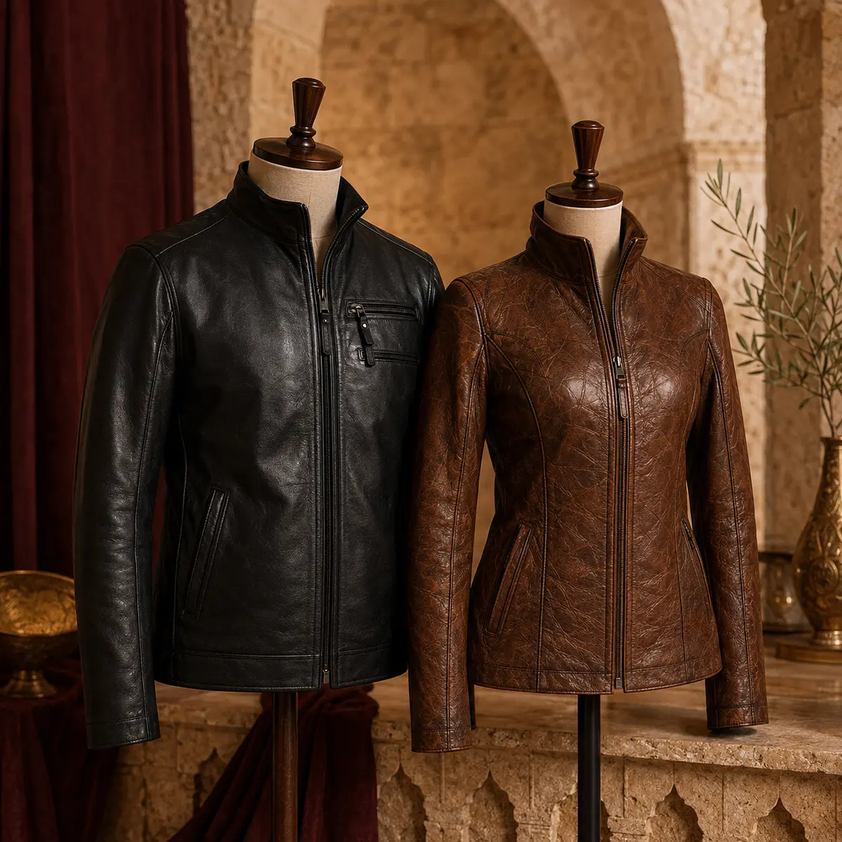Giorgio C leather jackets